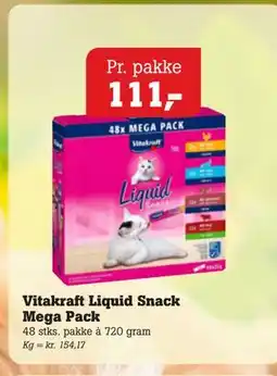 Poetzsch Padborg Vitakraft Liquid Snack Mega Pack tilbud