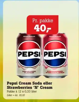 Poetzsch Padborg Pepsi Cream Soda eller Strawberries ‘N’ Cream tilbud