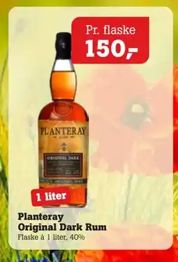 Poetzsch Padborg Planteray Original Dark Rum tilbud