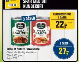 Otto Duborg Taste of Nature Pizza Sauce tilbud