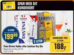 Otto Duborg Pure Divine Vodka eller Lordson Dry Gin tilbud
