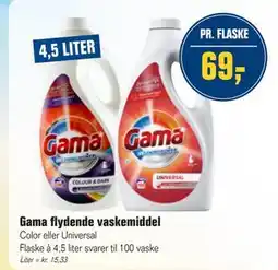 Otto Duborg Gama flydende vaskemiddel tilbud