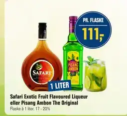 Otto Duborg Safari Exotic Fruit Flavoured Liqueur eller Pisang Ambon The Original tilbud