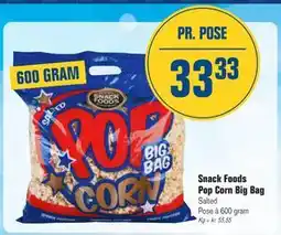Otto Duborg Snack Foods Pop Corn Big Bag tilbud