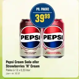 Otto Duborg Pepsi Cream Soda eller Strawberries ’N' Cream tilbud