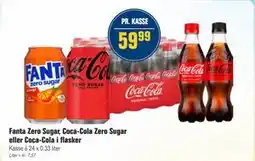 Otto Duborg Fanta Zero Sugar, Coca-Cola Zero Sugar eller Coca-Cola i flasker tilbud