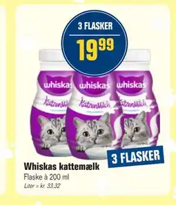 Otto Duborg Whiskas kattemælk tilbud