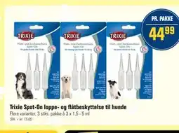Otto Duborg Trixie Spot-On loppe- og flåtbeskyttelse til hunde tilbud
