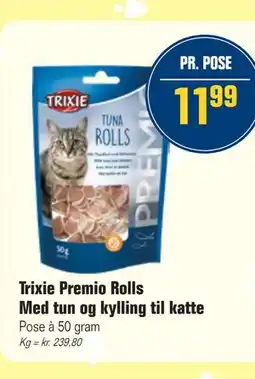 Otto Duborg Trixie Premio Rolls Med tun og kylling til katte tilbud