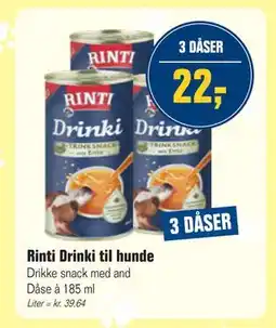 Otto Duborg Rinti Drinki til hunde tilbud
