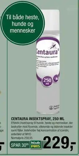 Land & Fritid CENTAURA INSEKTSPRAY, 250 ML, Medlemspris tilbud