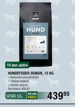 Land & Fritid HUNDEFODER SENIOR, 12 KG, Medlemspris tilbud
