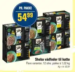 Otto Duborg Sheba vådfoder til katte tilbud