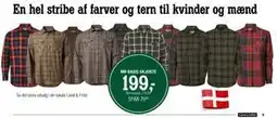 Land & Fritid MH BASIC SKJORTE tilbud