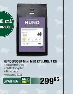 Land & Fritid HUNDEFODER MINI MED KYLLING, 7 KG, Medlemspris tilbud