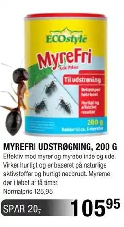 Land & Fritid MYREFRI UDSTRØGNING, 200 G tilbud