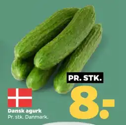Netto Dansk agurk tilbud