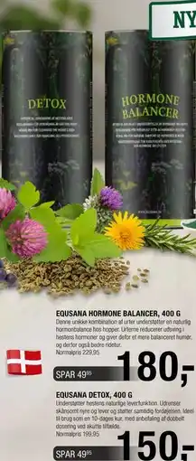 Land & Fritid EQUSANA DETOX, 400 G tilbud