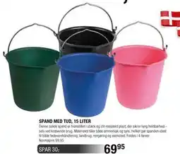 Land & Fritid SPAND MED TUD, 15 LITER tilbud
