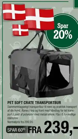 Land & Fritid PET SOFT CRATE TRANSPORTBUR tilbud