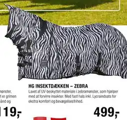 Land & Fritid HG INSEKTDÆKKEN – ZEBRA tilbud