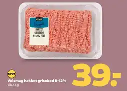 Netto VELSMAG Hakket grisekød 8-12% tilbud