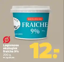 Netto LØGISMOSE Økologisk fraiche 9% tilbud