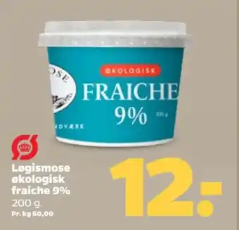 Netto LØGISMOSE Økologisk fraiche 9% tilbud