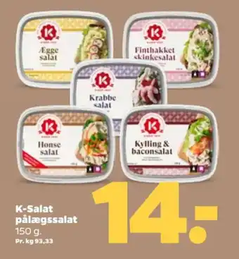 Netto K-SALAT Pålægssalat tilbud