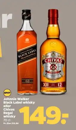 Netto Johnnie walker black label whisky eller chivas regal whisky tilbud