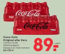 SPAR Coca-Cola Original eller Zero tilbud