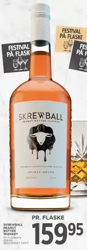 MENY Skrewball Peanut Butter Whiskey tilbud