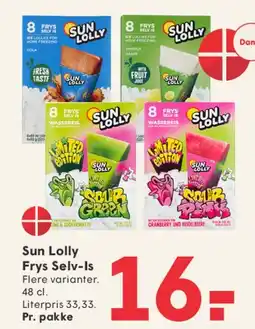 SPAR Sun Lolly Frys Selv-Is tilbud