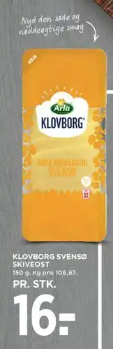 MENY Klovborg Svensk Skiveost tilbud