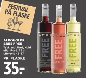 MENY Alkoholfri Bree Free tilbud