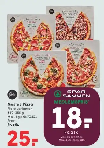 SPAR Gestus Pizza tilbud