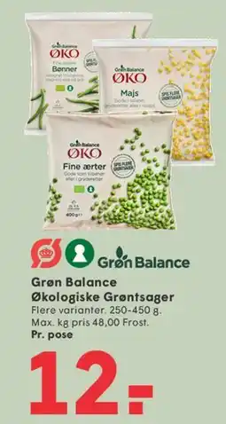 SPAR Grøn Balance Økologiske Grøntsager tilbud
