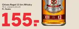 SPAR Chivas Regal 12 års Whisky tilbud