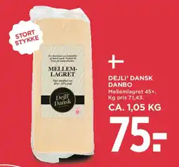MENY Dejli Dansk Danbo (Mellemlagret) tilbud