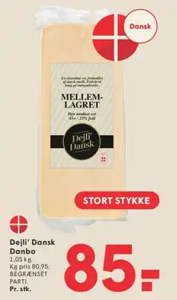 SPAR Dejli Dansk Danbo (Mellemlagret) tilbud