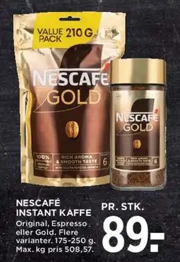 MENY Nescafé Gold Instant Kaffe tilbud