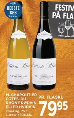 MENY M. Chapoutier Côtes-du-Rhône tilbud
