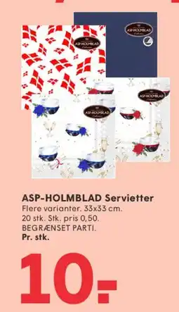 SPAR ASP-HOLMBLAD Servietter tilbud