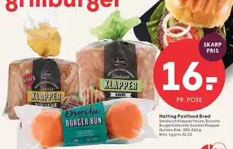 SPAR Hatting Fastfood Brød tilbud
