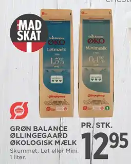 MENY Grøn Balance Øllingegaard Økologisk Mælk tilbud
