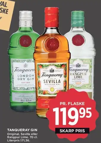 MENY Tanqueray Gin tilbud