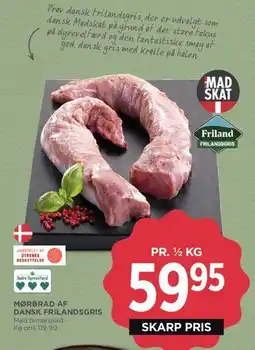 MENY Mørbrad af dansk frilandsgris tilbud