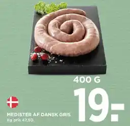 MENY Medister af dansk gris tilbud