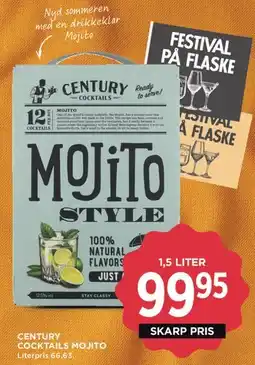 MENY Century Cocktails Mojito tilbud