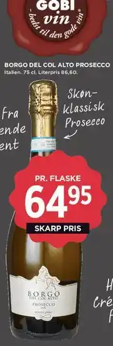 MENY Borgo del Col Alto Prosecco tilbud